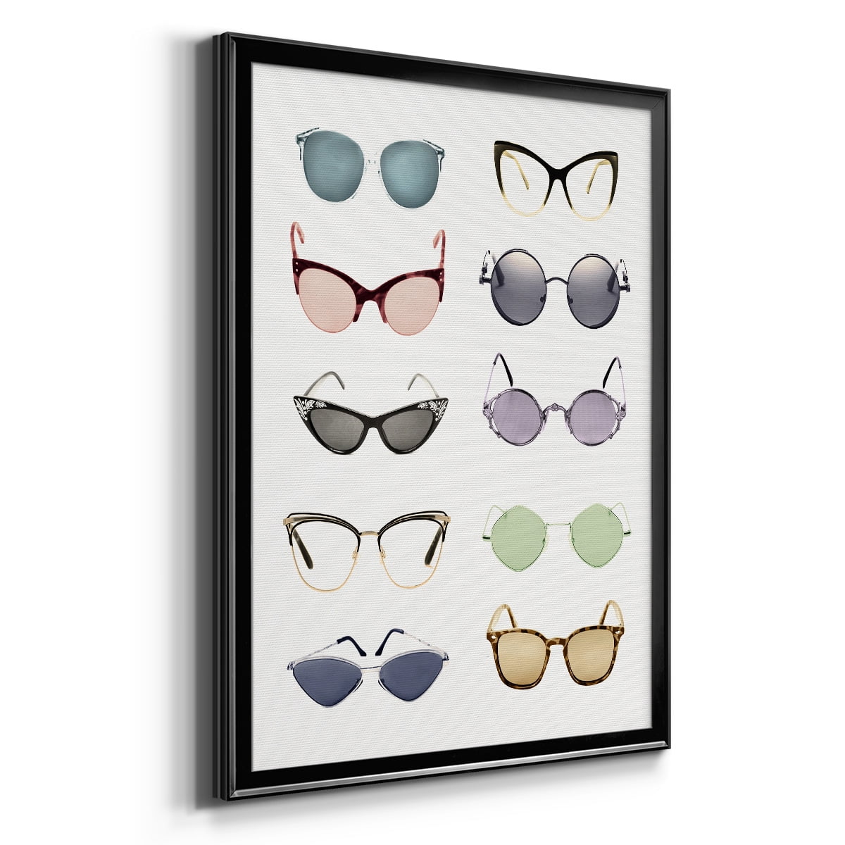 Vintage Glasses I Premium Classic Framed Print - Ready to Hang