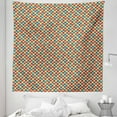 thumbnail image 1 of Abstract Tapestry, Colorful Geometric Ethnic Style Zigzag Diagonal Shapes Contemporary Folk, Fabric Wall Hanging Decor for Bedroom Living Room Dorm, 5 Sizes, Ivory and Multicolor, by Ambesonne, 1 of 1