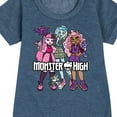 thumbnail image 3 of Monster High - Magical Girls & Their Spooky Pets - Toddler & Youth Girls Fleece Dress, 3 of 5