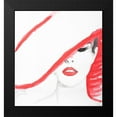 thumbnail image 2 of Atelier B Art Studio 12x13 Black Modern Framed Museum Art Print Titled - WOMAN WITH A SUMMER HAT, 2 of 5