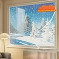 thumbnail image 3 of Winter warm curtains, insulated windproof sealed windows, transparent thick plastic, cold proof and insulated, screen windows, 3 of 6