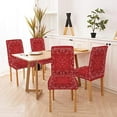 thumbnail image 2 of Paisley Chair Cover Red Bandana Slipcovers for Chairs Set of 4 Stretch Removable Washable Chair Covers for Dining Room Hotel Kitchen, 2 of 5