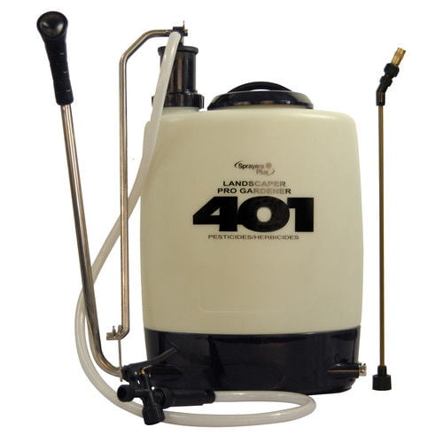 Sprayers Plus 401 4 Gallon Professional Backpack Sprayer w Internal Piston Pump by