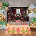 thumbnail image 3 of Luxury Large Christmas Trees Backdrop Photography Curtains Snow Pine Home ration Background Child Photo Studio Props, 3 of 8