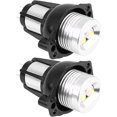 thumbnail image 1 of Bombilla de ojo de ángel E90 + 2 faros LED Angel Eyes de 12 W, luz de posición de anillo de halo, luces antiniebla para E90 E91 05-08., 1 of 5