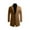 Brown, variant on FRSASU Men Coat Fall/Winter Style Plus Cotton Solid Color Woolen Lapel Men'S Overcoat Jacket