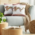 thumbnail image 5 of Ambesonne Dragon Throw Pillow Cover 2 Pack, Floral Ornate Folk Body, 18", Multicolor, 5 of 7