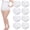 Clear, variant on 9 Pcs Reusable Incontinence Plastic Pants, Waterproof Leakproof Adult Diaper Cover for Mild to Moderate Incontinence, Breathable & Comfortable Pull-On Design for Daily Protection