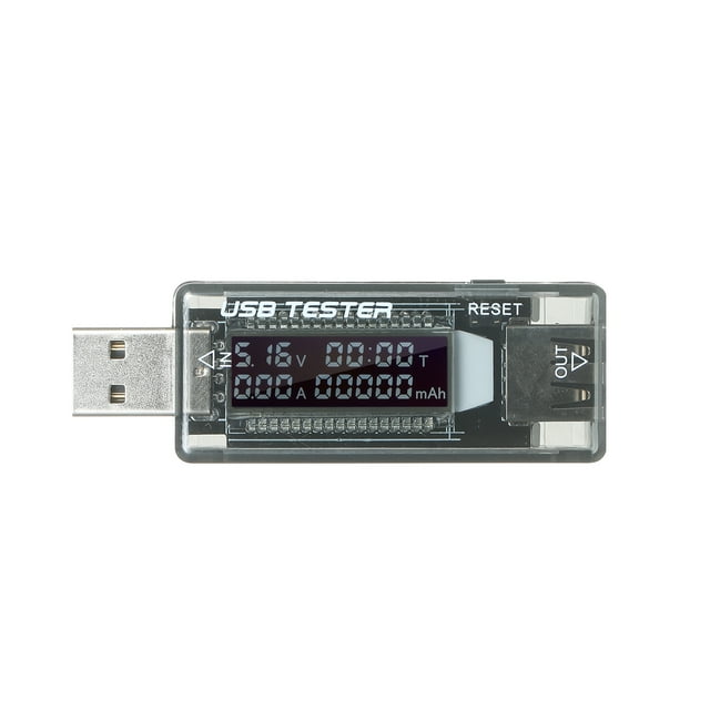 Amdohai 3 in 1 USB Detector Multifunctional USB Tester Multimeter Voltage Current Capacity Monitor Meter Voltmeter Ammeter LCD Display Screen