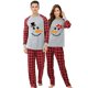 thumbnail image 3 of Conjuntos de pijamas de pareja de Navidad para hombres y mujeres, sombrero y pajarita, muñeco de nieve, ropa de dormir para adultos, conjunto de pijamas blancos, 3 of 4
