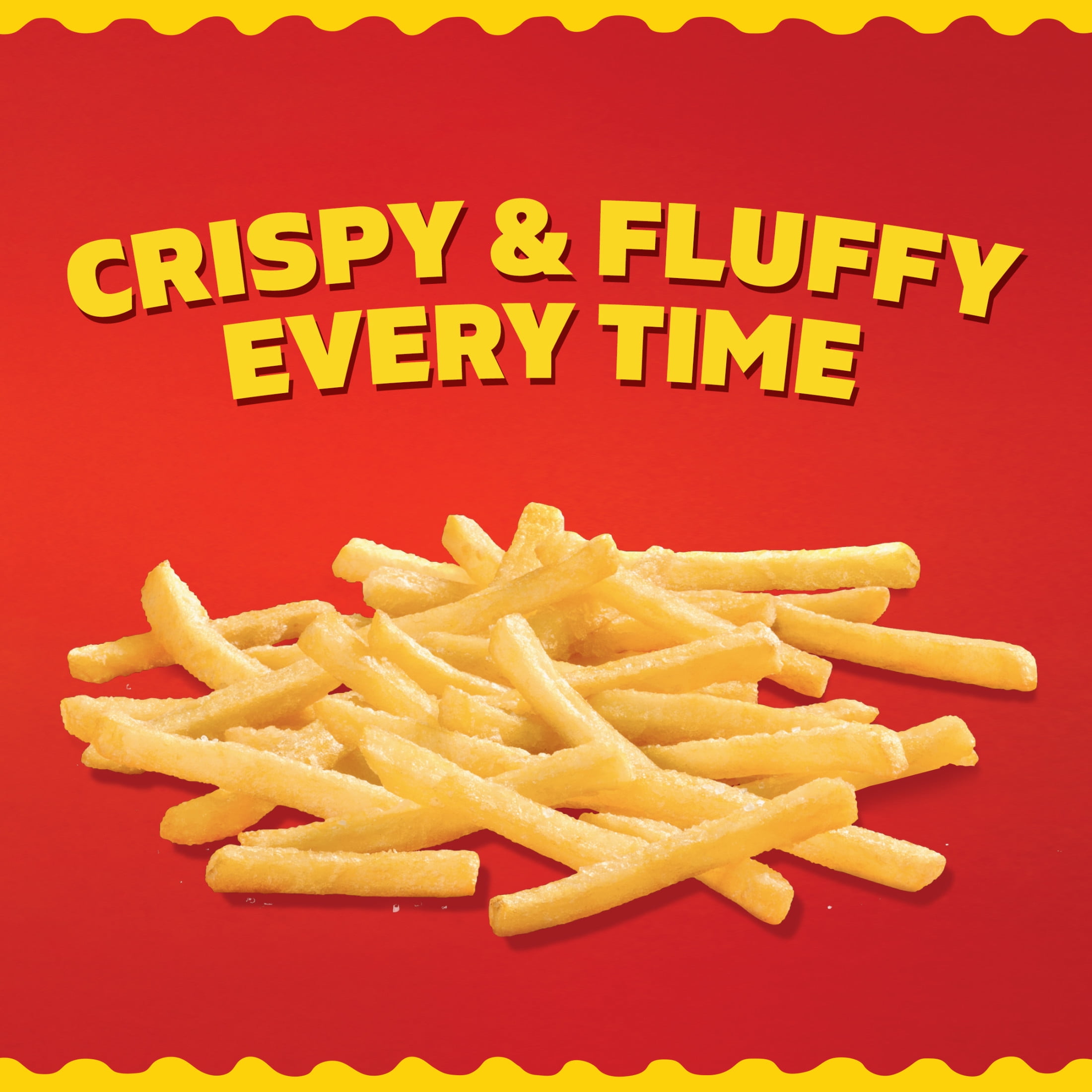 Ore-Ida Extra Crispy Fast Food Fries French Fried Frozen Potatoes, 1 Bag, for Easy Snacks and Dinner Sides, Gluten-Free, 16 oz