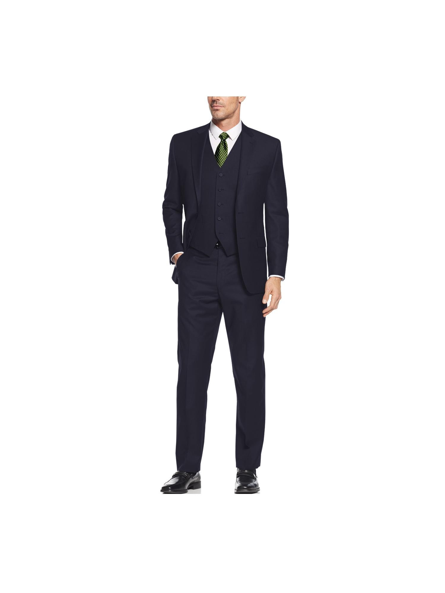 Formal Men's Tuxedo with Flat Front Pants Prom 38L Jacket & 32 Pants Wedding 