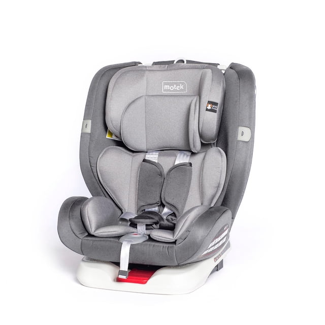 Autoasiento Bebe Motek Raf Race Isofix Latch 0-36kg Giro 360 gris