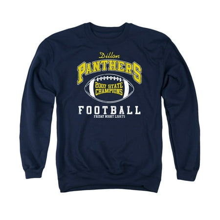 FRIDAY NIGHT LIGHTS/STATE CHAMPS - ADULT CREW SWEAT - NAVY - 2X - NAVY - (Best Black Friday Deals Suits)