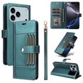 thumbnail image 1 of FOXDOCK Funda tipo Cartera para iPhone 17 Pro Max – Cubierta de Cuero PU con Múltiples Ranuras, Bolsillo para Efectivo y Correa de Muñeca, 1 of 6