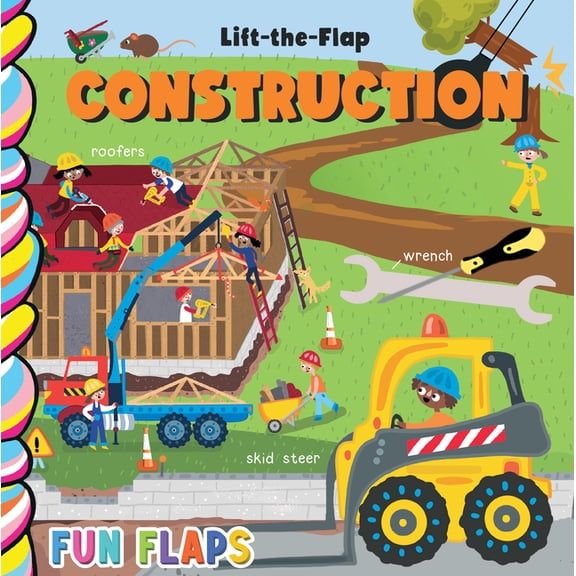 Fun Flaps Construction, (Board Book)