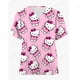 thumbnail image 2 of Ropa de enfermería para mujer, talla 5XL, camiseta de enfermería con estampado de Hello Kitty, camisetas informales de manga corta con cuello en V y bolsillo, uniforme de enfermería para mujer, 2 of 4