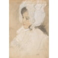 thumbnail image 2 of Gustav Klimt 14x18 Gold Ornate Wood Frame and Double Matted Museum Art Print Titled - Children's Portrait (Marie Moll) (1902-1904), 2 of 4