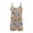 Butterfly, variant on ZAITUBLES Womens Summer Casual Sleeveless Romper Loose Adjustable Spaghetti Strap Shorts Jumpsuits with Front Pockets, Casual Beach Vacation Outfits, Rose Navy Blue Print, Size XL