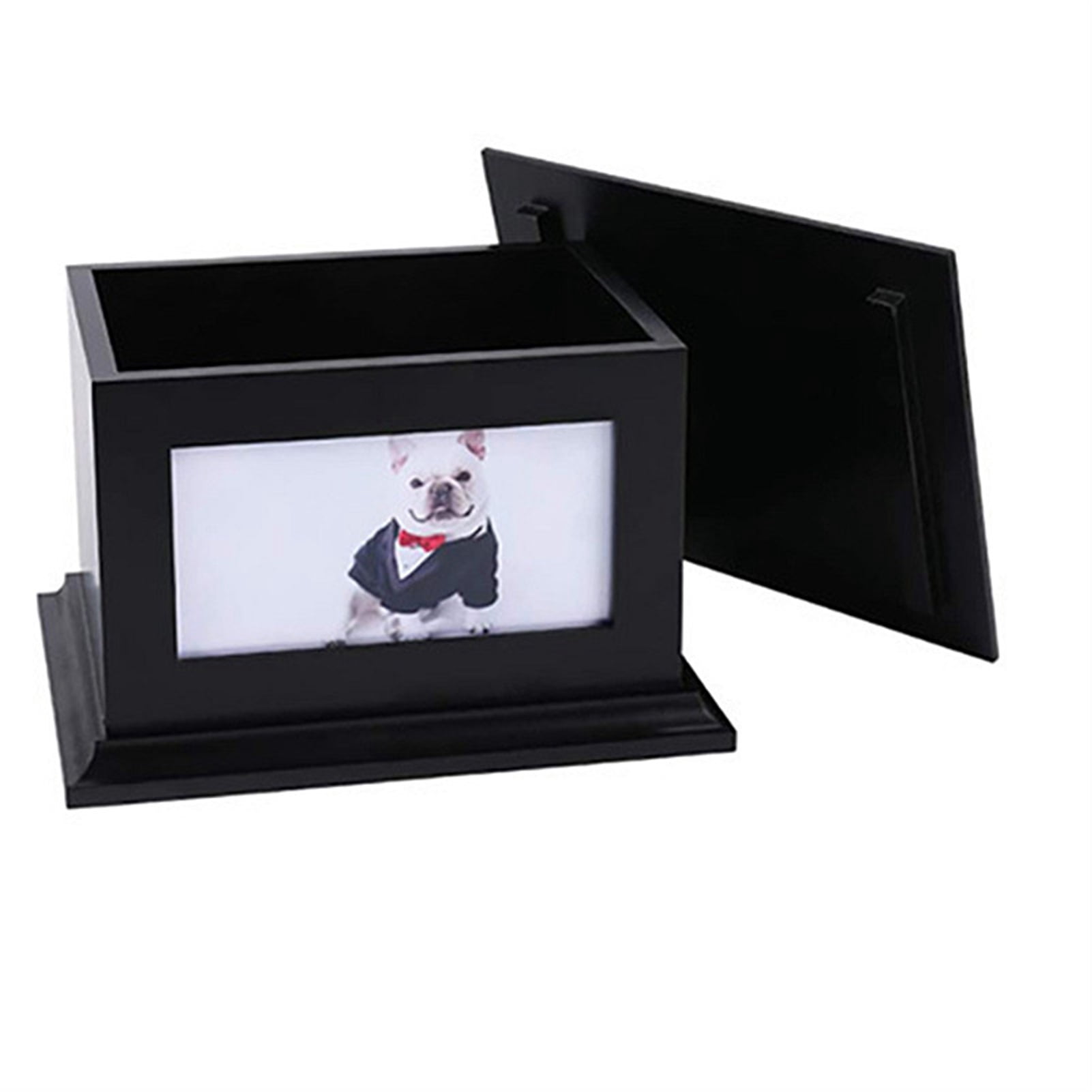 Pet Urn Dog Cat Funeral Custom Pet Commemorative Ebony Sealed Anti-corrosion And Moisture Proof Tombstone Pet Coffin