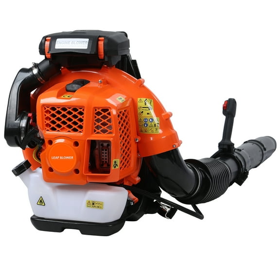 JNXYL 80 900 CFM 7250 RPM Gas Powered 2 Cycle Backpack Leaf Blower