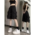 thumbnail image 4 of Jmprs Y2K Harajuku Cargo Shorts Women Streetwear High Waist Vintage Short Pants Hip Hop Casual American Retro Bf Summer Shorts, 4 of 6