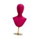 thumbnail image 5 of Cabeza de maniquí práctica y moderna con altura ajustable para exhibición de sombreros de mesa. Rojo rosa, 5 of 9