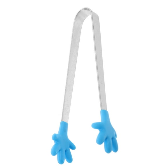 WHAMVOX Kitchen Food Tongs Cooking Tweezers Mini for Serving Tools Blue