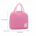 thumbnail image 3 of Insulated Lunch Bag | Reusable Black Lunch Bag for Work and Daily Use, Insulated Lunch Tote for Cold and Hot, 3 of 6