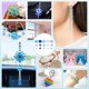 thumbnail image 5 of 475 cuentas azules de 4 mm, 6 mm y 8 mm, facetadas, de vidrio azul marino, 5 colores, electrochapadas, sueltas, espaciadoras., 5 of 5