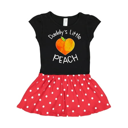 

Inktastic Daddy s Little Peach Cute Peach Heart Gift Toddler Girl Dress