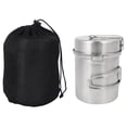 thumbnail image 2 of Ensemble de Cuisine d'Extérieur, Ustensiles de Pique-Nique avec Sac de Rangement Pot de Randonnée, pour Randonnée en Plein Air pour Camping, 2 of 7