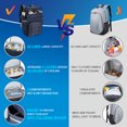 thumbnail image 4 of Portable Backpack Cooler Insulated Leak Proof, 45 Cans Cooler Backpack for Beach Camping Hiking, Waterproof Ice Cooler Bag, Large Capacity Lunch Back Pack for Man Woman, 4 of 7