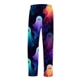 thumbnail image 5 of Satingcolo Funny Mens Pajama Pants Lightweight Pjs Bottoms Sleepwear Bottom Pants Comfortable Soft Men's Pajama Bottoms Halloween Gift For Men, 5 of 6