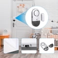 thumbnail image 3 of Unique Bargains Door Alarm Sensor, 2 Pack 125dB Door Window Open Alarm Sensor, Black Silver Tone, 3 of 6