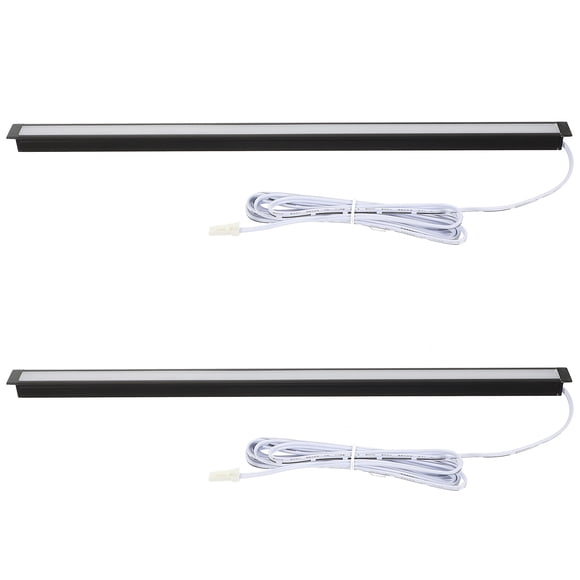 FRCOLOR under cabinet lights 2pcs Rechargeable Under Cabinet Lighting Kit for Under Cabinet Kitchen Drawer,11.81"X0.59"X0.39"