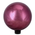 thumbnail image 2 of Northlight 10" Mirrored Burgundy Outdoor Patio Garden Gazing Ball, 2 of 3