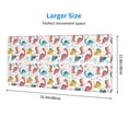 thumbnail image 3 of Pofeuu Dinosaur Print Desk Mat for Keyboard and Mouse，Computer Desk Matt for Desktop，Large Mouse Pad for Desk，Desk Pads on Top of Desks 12x31.5in, 3 of 8