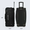thumbnail image 4 of Pacific Gear Keystone 30" Rolling Duffel Bag with Wheels, Black, 4 of 11