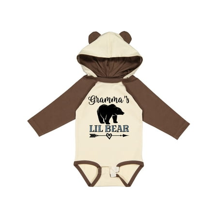 

Inktastic Gramma Lil Bear Grandson Gift Gift Baby Boy Long Sleeve Bodysuit