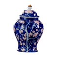 thumbnail image 3 of Fiocias Ceramic Flower Vase Storage Pot Can Porcelain Jar Tea Canister Ginger Temple Jar Blue Base, 3 of 6