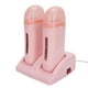 thumbnail image 4 of Calentador de Cera Rosa de 40W, Calentadores de Doble Cera Doble, Pie Para La Eliminación del Codo de la Mano, La Pierna del Brazo, 4 of 7
