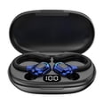 thumbnail image 1 of Auricures portátiles F8 Bluetooth Canceción de ruido HiFi Estéreo A prueba de sudor Bajo Azul, 1 of 9