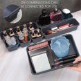 thumbnail image 5 of Ycandiee Stackable Drawer Organizers, Versatile Vanity Drawer Organizer Trays, Storage Bins for Makeup, Bathroom, Bedroom, Kitchen and Office, 5 of 7