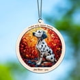 thumbnail image 6 of Dalmatian Stained Glass Suncatcher Ornament – Holiday Ornament with Text for Loved Ones, Family & Friends, Christmas 2025 Decoration, 6 of 6