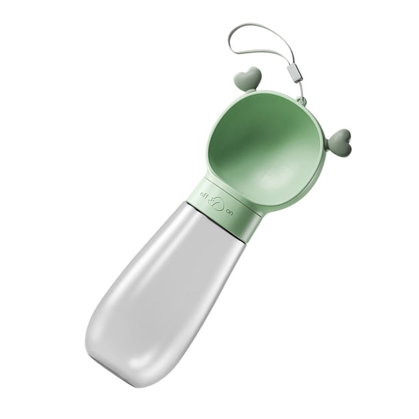 Botella de agua de viaje para perros, cuenco de agua para perros, 600ml Jinwen dispensador de viaje para cachorros