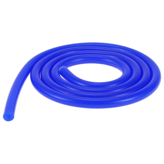 Unique Bargains 1 Pc for Air and Water Silicone Vacuum Tubing Hose High Temperature Automotive Vacuum Line 4Ft 1/4" 6mm ID 3.5mm Thickness Blue Silicone