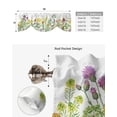thumbnail image 5 of Spring Flower Daisy Butterfly Short Window Curtain Adjustable Tie Up Valance for Living Room Kitchen Window Drapes, 5 of 6