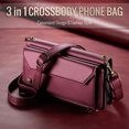 thumbnail image 5 of Compatible with Samsung Galaxy S25 Plus Wallet Case, 10 Card Slots & 1 Zipper Coin Pocket & 1 Cash Slot & 1 Cash Pocket & Lanyard & Crossbody Strap & Kickstand & RFID Blocking Phone Case, Winered, 5 of 5