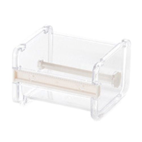 Washi Tape Dispenser Transparent Tape Organizer Plastic Portable Office Holder 